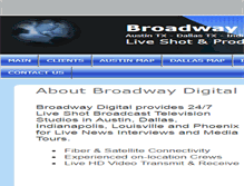Tablet Screenshot of broadwaydigital.us